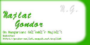 majlat gondor business card